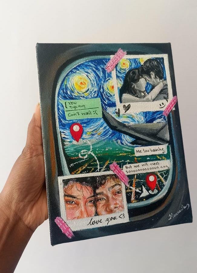 Long Distance — Acrylic on canvas